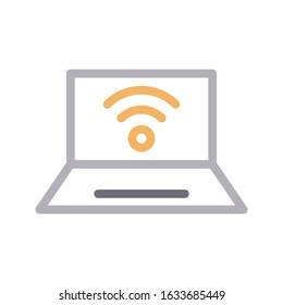 internet vector color line icon 