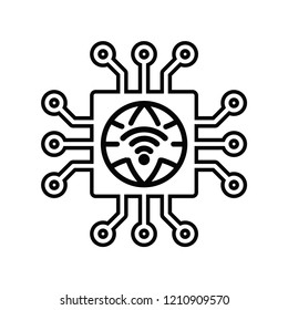 Internet vector icon