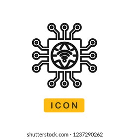 Internet vector icon
