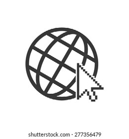 Internet   - vector icon