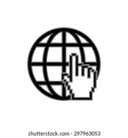 Internet   - vector icon