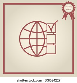 Internet - vector icon