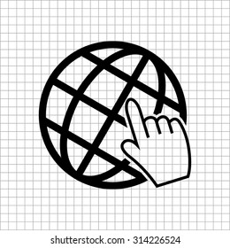 Internet   - vector icon