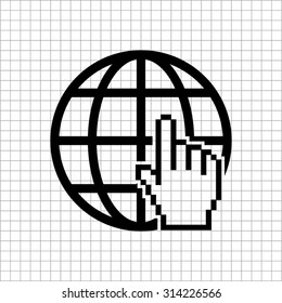 Internet   - vector icon
