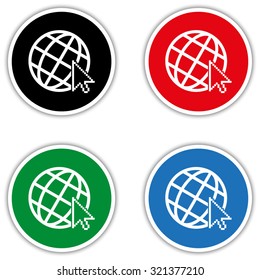 Internet   - vector icon