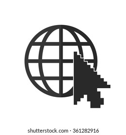 Internet -  vector icon
