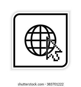 Internet  - vector icon