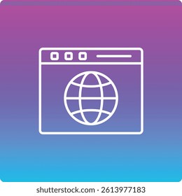 Internet vector icon. Can be used for printing, mobile and web applications.
