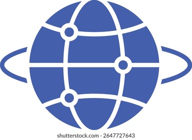 Ícone de vetor da Internet. Pode ser usado para impressão, aplicativos móveis e da Web.