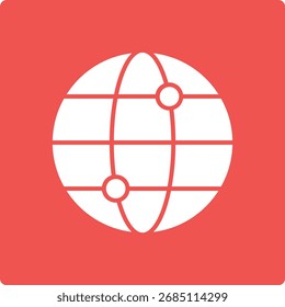 Ícone de vetor da Internet. Pode ser usado para impressão, aplicativos móveis e da Web.