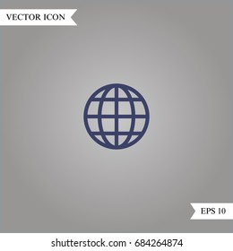Internet vector icon, illustration symbol