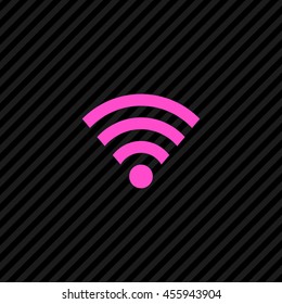 internet vector icon. Isolated minimal single flat icon. Router line vector icon for websites and mobile minimalistic flat design. wireless internet symbol