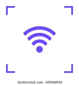 internet vector icon. Isolated minimal single flat icon. Router line vector icon for websites and mobile minimalistic flat design. wireless internet symbol
