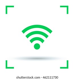 internet vector icon. Isolated minimal single flat icon. Router line vector icon for websites and mobile minimalistic flat design. wireless internet symbol