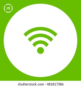 internet vector icon. Isolated minimal single flat icon. Router line vector icon for websites and mobile minimalistic flat design. wireless internet symbol
