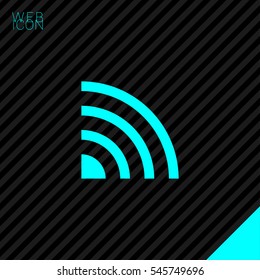 internet vector icon. Isolated minimal single flat icon. Router line vector icon for websites and mobile minimalistic flat design. wireless internet symbol
