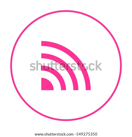 internet vector icon. Isolated minimal single flat icon. Router line vector icon for websites and mobile minimalistic flat design. wireless internet symbol