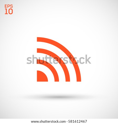 internet vector icon. Isolated minimal single flat icon. Router line vector icon for websites and mobile minimalistic flat design. wireless internet symbol