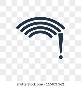 Internet vector icon isolated on transparent background, Internet logo concept