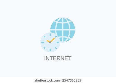 Internet Vector Icon Or Logo Illustration