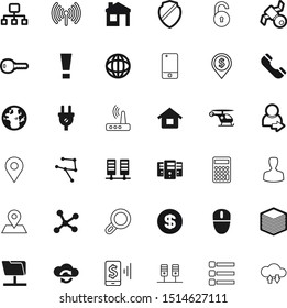 internet vector icon set such as: padlock, keyword, game, menu, verified, log, protect, drop, cellphone, avatar, hardware, smart, excursions, hair, alert, graphics, collection, work, earn, open