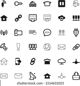 internet vector icon set such as: usb, packaging, unlock, pack, pointer, warning, package, download, secure, thumb, error, open, solutions, keyword, chat, paperclip, hold, danger, text, page