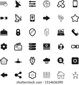 internet vector icon set such as: multimedia, pin, outline, wire, secret, password, lock, disconnect, beautiful, star, transmission, infrastructure, planet, purchase, freedom, favorite, frequency
