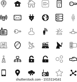 internet vector icon set such as: connected, circle, art, ambulance, transport, documentary, emblem, broadband, access, point, sketch, power, smartphone, tool, user, rewind, atm, address, tourism