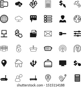 internet vector icon set such as: talking, rj45, control, safe, note, hand, estate, grocery, stream, word, human, email, employee, process, fingerprint, main, transport, shopping, sound, shop