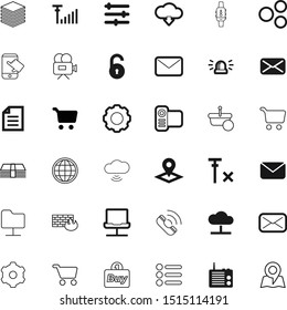 internet vector icon set such as: gps, smartphone, hold, cursor, application, remote, drop, gift, hotline, simbol, geology, house, studio, fire, folders, emergency, entertainment, people, trendy