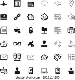 internet vector icon set such as: baking, motherboard, router, pack, reports, star, men, audio, science, broken, circuit, board, mortgage, big, building, suit, member, boss, back, clipboard, safe