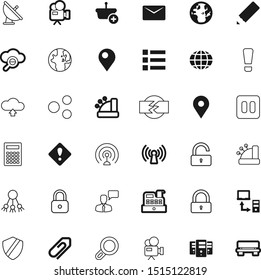 internet vector icon set such as: color, laptop, broken, wooden, paper, upload, e-mail, man, seat, application, dropdown, newsletter, tablet, relax, database, outdoors, options, local, software