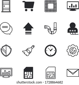 internet vector icon set such as: sell, food, thumb, counter, patient, speech, badge, hour, security, thumbtack, medical, call, set, notice, storage, document, touch, upgrade, speak, care, microchip