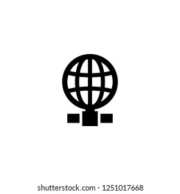 internet vector icon. internet sign on white background. internet icon for web and app