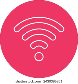 Internet Vector Line Circle Icon