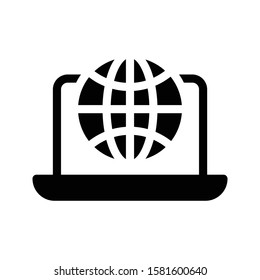 internet vector thin line  icon 