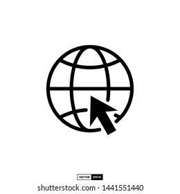 Internet web icon, design inspiration vector template for interface and any purpose