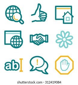 Internet web icons