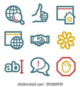 iconos de Internet