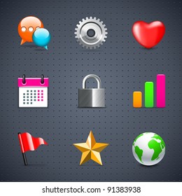 Internet and web icons