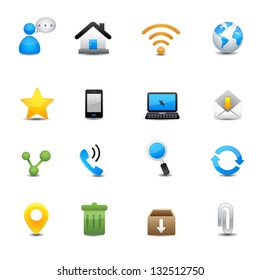 internet and web icons set