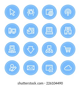 Internet web icons set
