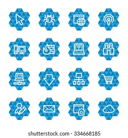 Internet web icons set