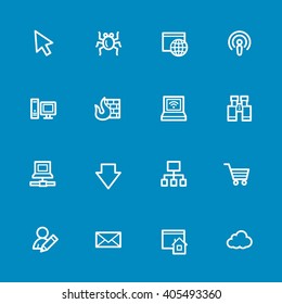 Internet web icons set