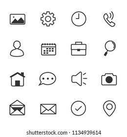 Internet Web Icons, Vector Illustration Design