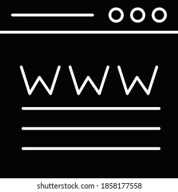Internetseite Business and Technology Symbol.