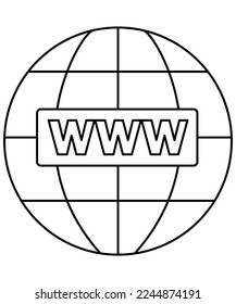 INTERNET-WEBSEITE WWW-SYMBOL