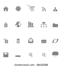 Internet and web site icon set