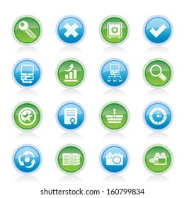 Internet and Web Site Icons - Vector Icon Set