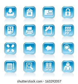 Internet and Web Site Icons - Vector Icon Set